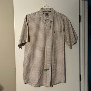 Cinch XL Dress Shirt Short Sleeve Plaid